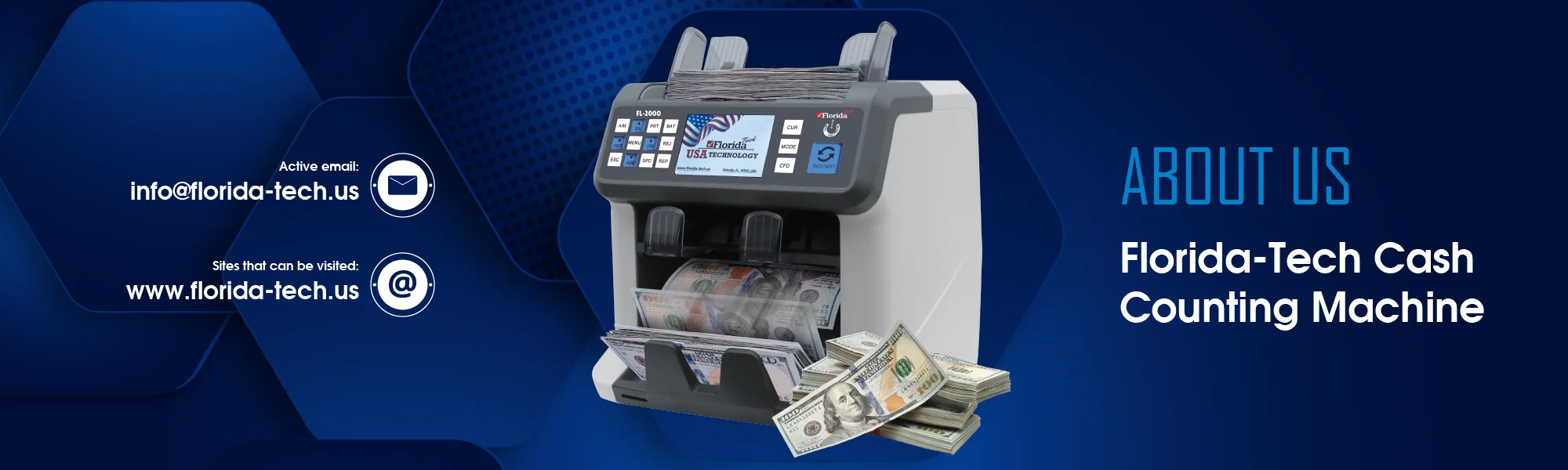 High Tech Money Machine Florida tech- World No1 Brand For Cash Counting Machine