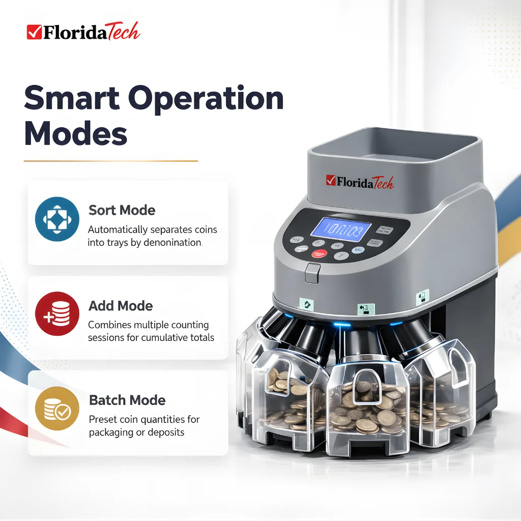 Florida Tech FL-333 Professional Coin Counter Machine