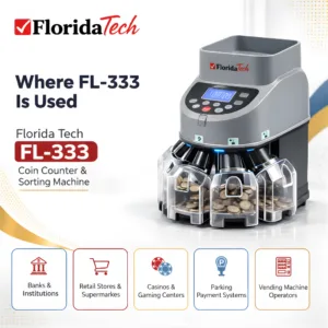 Florida Tech FL-333 Professional Coin Counter Machine